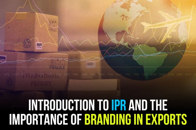INTRODUCTION TO IPR AND THE IMPORTANCE OF BRANDING IN EXPORTS