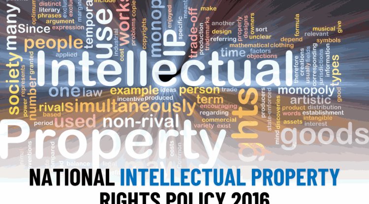 National Intellectual Property Rights Policy 2016 - Blog | Sonisvision