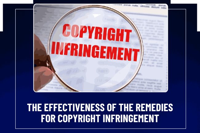 The effectiveness of the remedies for copyright infringement