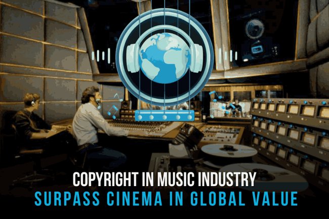 Copyright in Music Industry Surpass Cinema in Global Value: A $45.5 Billion Milestone in 2023