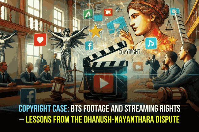 Copyright Case: BTS Footage and Streaming Rights – Lessons from the Dhanush-Nayanthara Dispute