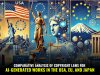 Comparative Analysis of Copyright Laws for AI-Generated Works  in the USA, EU, and Japan
