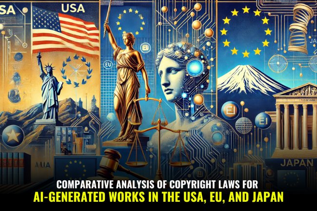Comparative Analysis of Copyright Laws for AI-Generated Works  in the USA, EU, and Japan