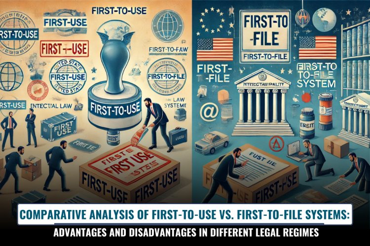 Comparative Analysis of First-to-Use vs. First-to-File Systems: Advantages and Disadvantages in Different Legal Regimes