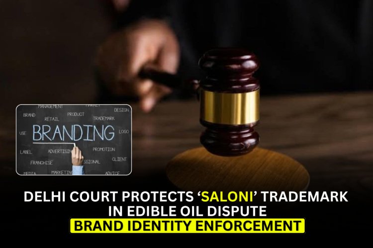 Delhi Court Protects ‘SALONI’ Trademark in Edible Oil Dispute | Brand Identity Enforcement