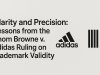 Clarity and Precision: Lessons from the Thom Browne v. adidas Ruling on Trademark Validity