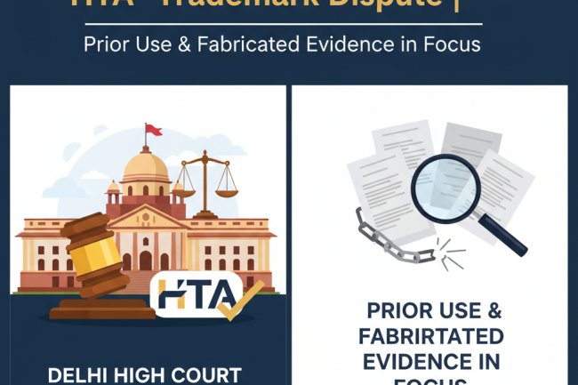 Delhi High Court Grants Injunction in 'HTA' Trademark Dispute | Prior Use & Fabricated Evidence in Focus