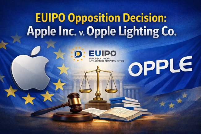 EUIPO Opposition Decision: Apple Inc. v. Opple Lighting Co.