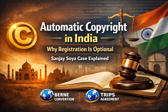 Automatic Copyright in India: Why Registration Is Optional | Sanjay Soya Case Explained