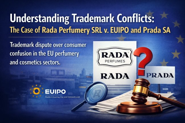 Understanding Trademark Conflicts: Rada Perfumery SRL v. EUIPO & Prada SA | EU General Court Analysis