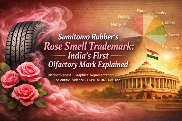 Sumitomo Rubber’s Rose Smell Trademark: India’s First Olfactory Mark Explained