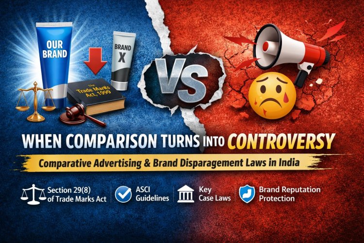 When Comparison Turns into Controversy: Comparative Advertising & Brand Disparagement Laws in India
