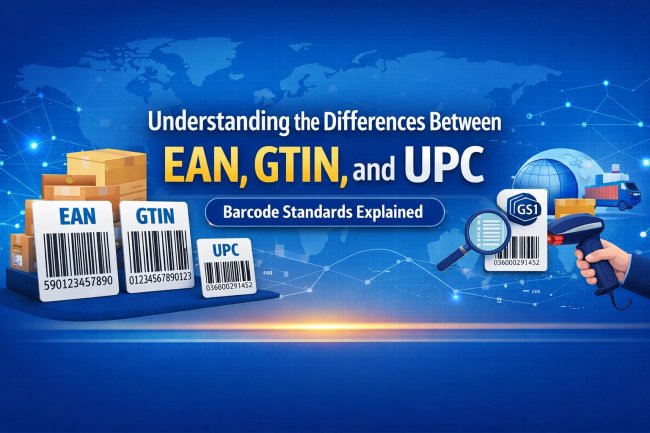 Understanding the Differences Between EAN, GTIN, and UPC | Barcode Standards Explained