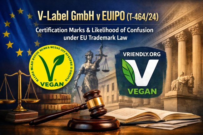 V-Label GmbH v EUIPO (T-464/24): Certification Marks & Likelihood of Confusion under EU Trademark Law