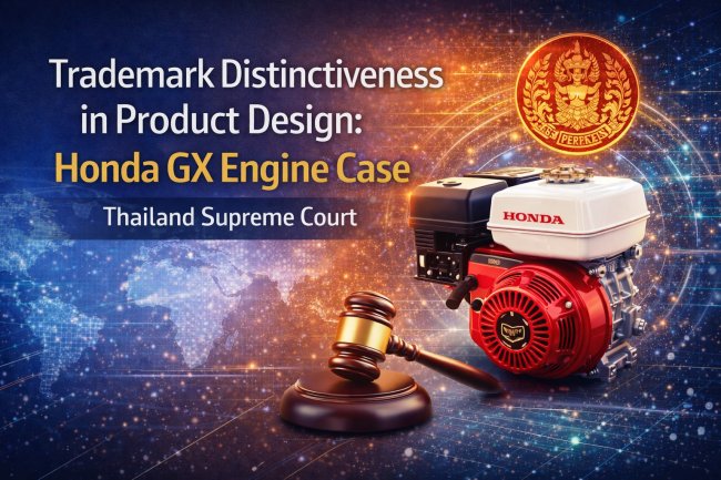 Trademark Distinctiveness in Product Design: Honda GX Engine Case (Thailand Supreme Court)
