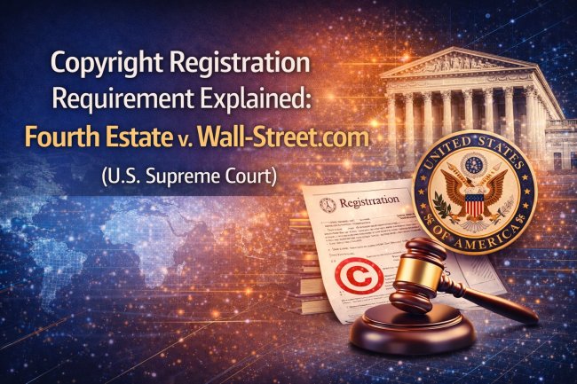 Copyright Registration Requirement Explained: Fourth Estate v. Wall-Street.com (U.S. Supreme Court)