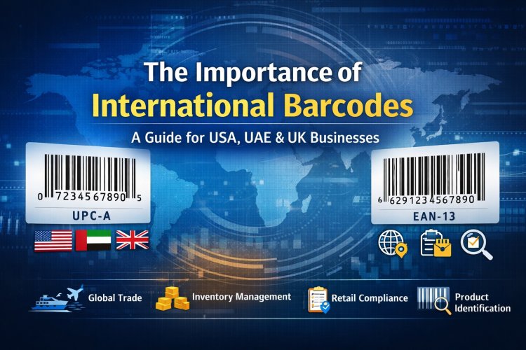International Barcodes & GS1 Standards Guide for USA, UAE & UK Businesses