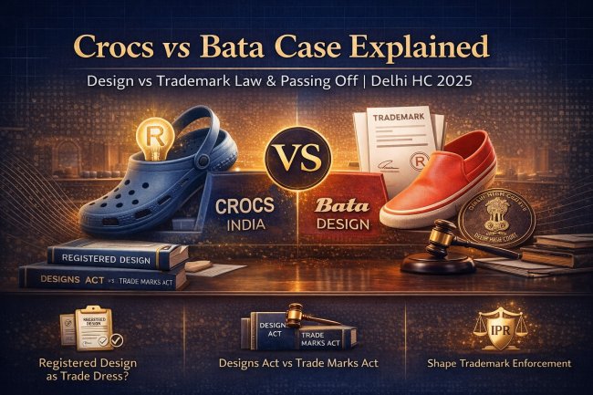 Crocs vs Bata Case Explained | Design vs Trademark Law & Passing Off | Delhi HC 2025