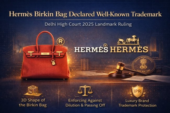 Hermès Birkin Bag Declared Well-Known Trademark | Delhi High Court 2025 Landmark Ruling