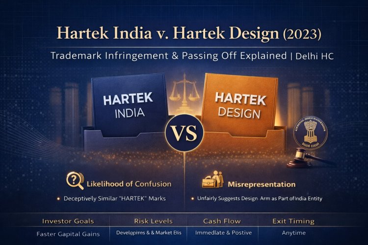 Hartek India v. Hartek Design (2023): Trademark Infringement & Passing Off Explained | Delhi HC