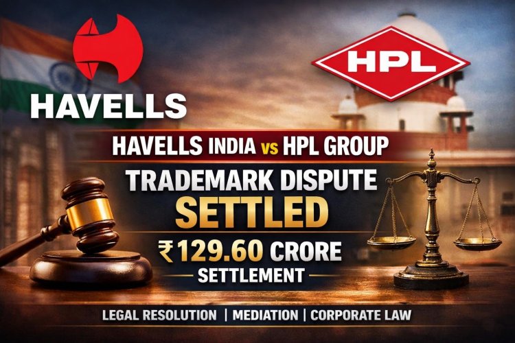 Havells India vs HPL Group Trademark Dispute Settled for ₹129.60 Crore – Key Legal Insights