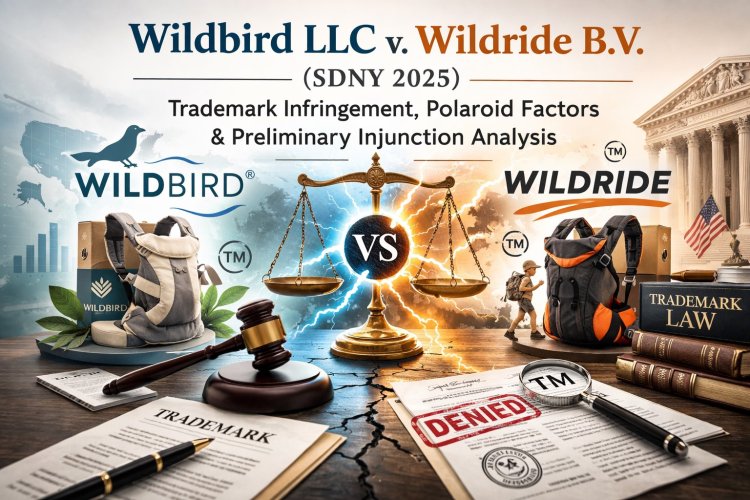 Wildbird LLC v. Wildride B.V. (SDNY 2025): Trademark Infringement, Polaroid Factors & Preliminary Injunction Analysis