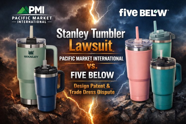 Stanley Tumbler Lawsuit Explained: Pacific Market International v. Five Below Design Patent & Trade Dress Dispute