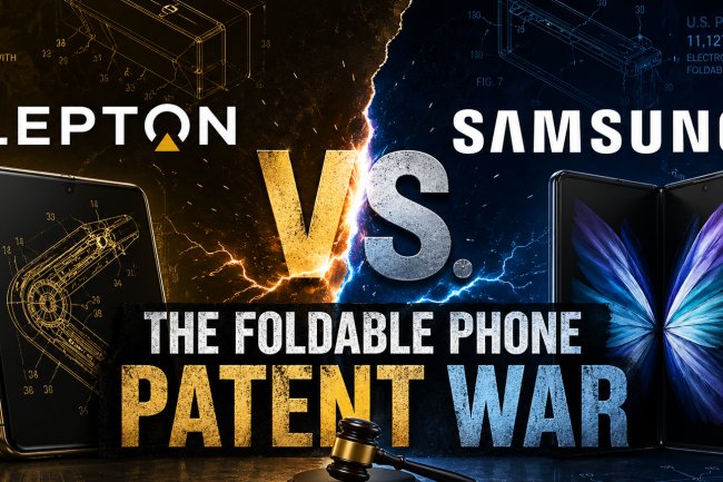 Lepton vs. Samsung: The Foldable Phone Patent War