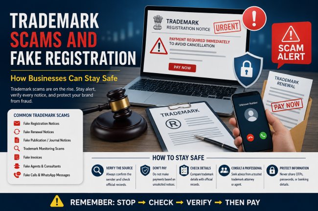 Trademark Scam Alert: How to Identify Fake Trademark Registration & Renewal Notices