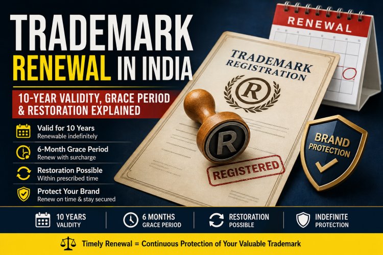 Trademark Renewal Process in India | Validity, Fees, Grace Period & Restoration