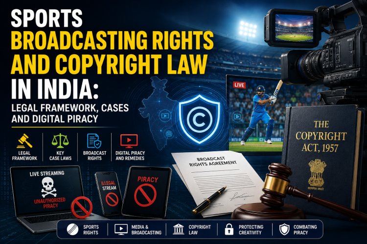 Sports Broadcasting Rights and Copyright Law in India: Legal Framework, Cases and Digital Piracy