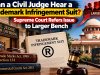 Can a Civil Judge Hear a Trademark Infringement Suit? Supreme Court Refers Issue to Larger Bench