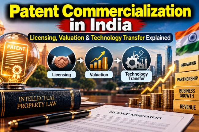Patent Commercialization in India | Licensing, Valuation & Technology Transfer Explained