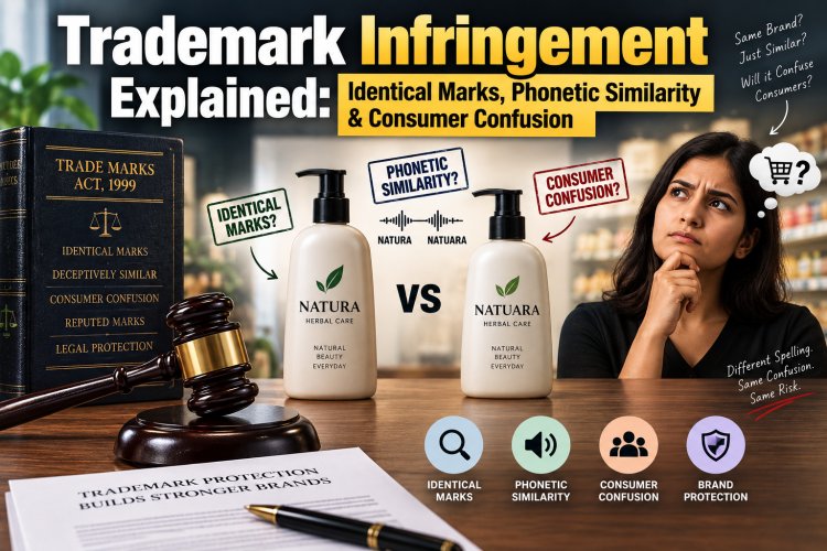 Trademark Infringement Explained: Identical Marks, Phonetic Similarity & Consumer Confusion