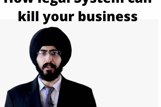 The legal system kills your startup and business 