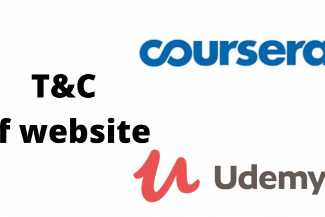 Drafting Terms and condition for an E-learning Website Like Udemy Or Coursera
