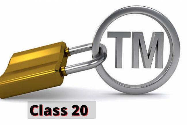TRADEMARK CLASS TWENTY