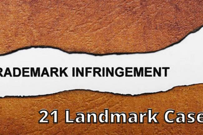 Landmark Infringement Cases of Infringement of Trademark