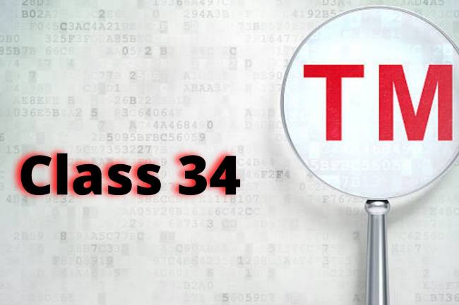 TRADEMARK CLASS THIRTY-FOUR 