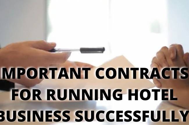 MOST IMPORTANT CONTRACTS FOR RUNNING A RESTAURANT OR HOSTEL BUSINESS SUCCESSFULLY