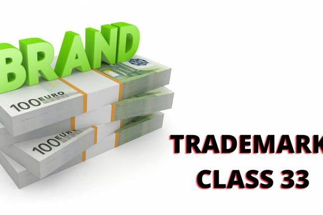 TRADEMARK CLASS THIRTY-THREE