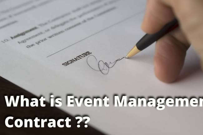 What is an Event Management Contract