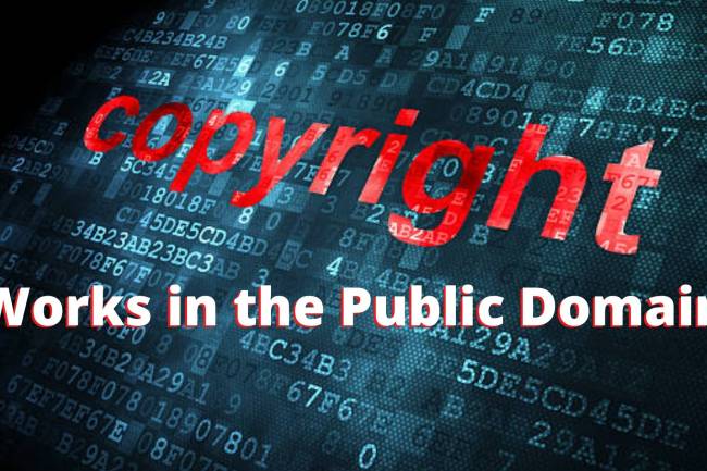 Copyrighted works in the Public Domain