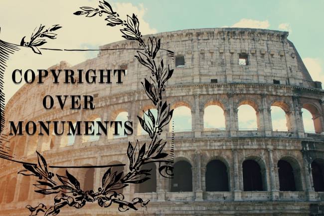 COPYRIGHT OVER MONUMENTS