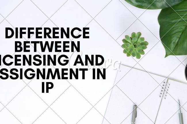 DIFFERENCE BETWEEN LICENSING AND ASSIGNMENT IN IP