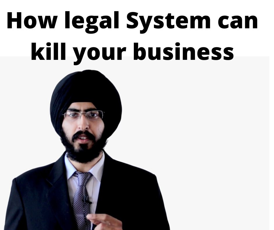 The legal system kills your startup and business 