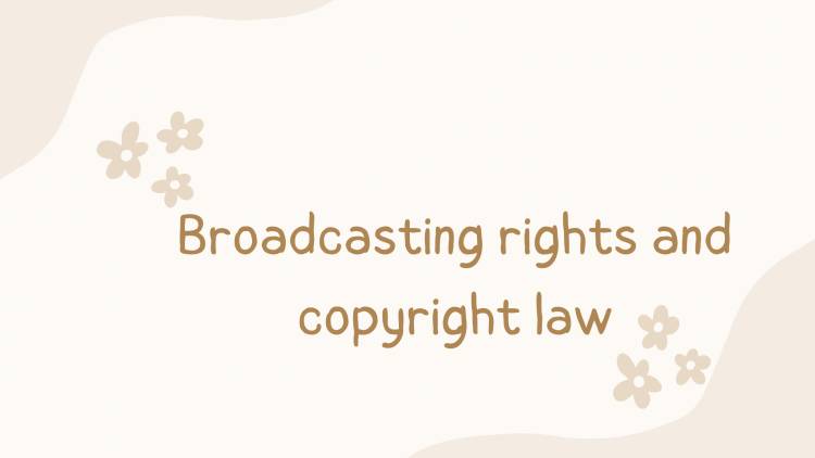 The Partnership Is For Additional Broadcasting Rights. Broadcasting rights and copyright law. - Blog | Sonisvision