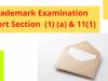 Trademark Examination Report Section (1) (a) & 11(1) Trade Mark Act 1999