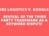 DRS LOGISTICS V. GOOGLE: REVIVAL OF THE THIRD PARTY TRADEMARK AS A KEYWORD DISPUTE.