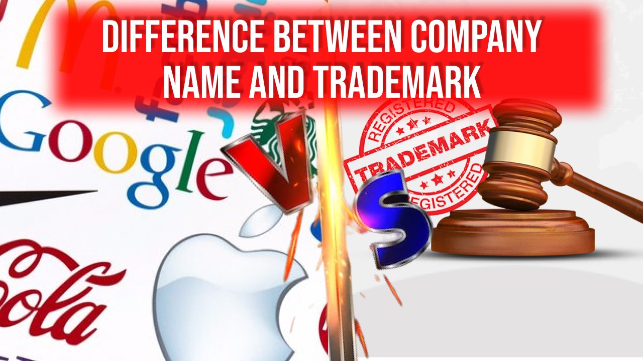 Difference between Company Name and Trademark
